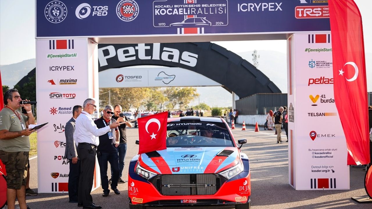 41. Kocaeli Rallisi Seremonik Startı Yapıldı