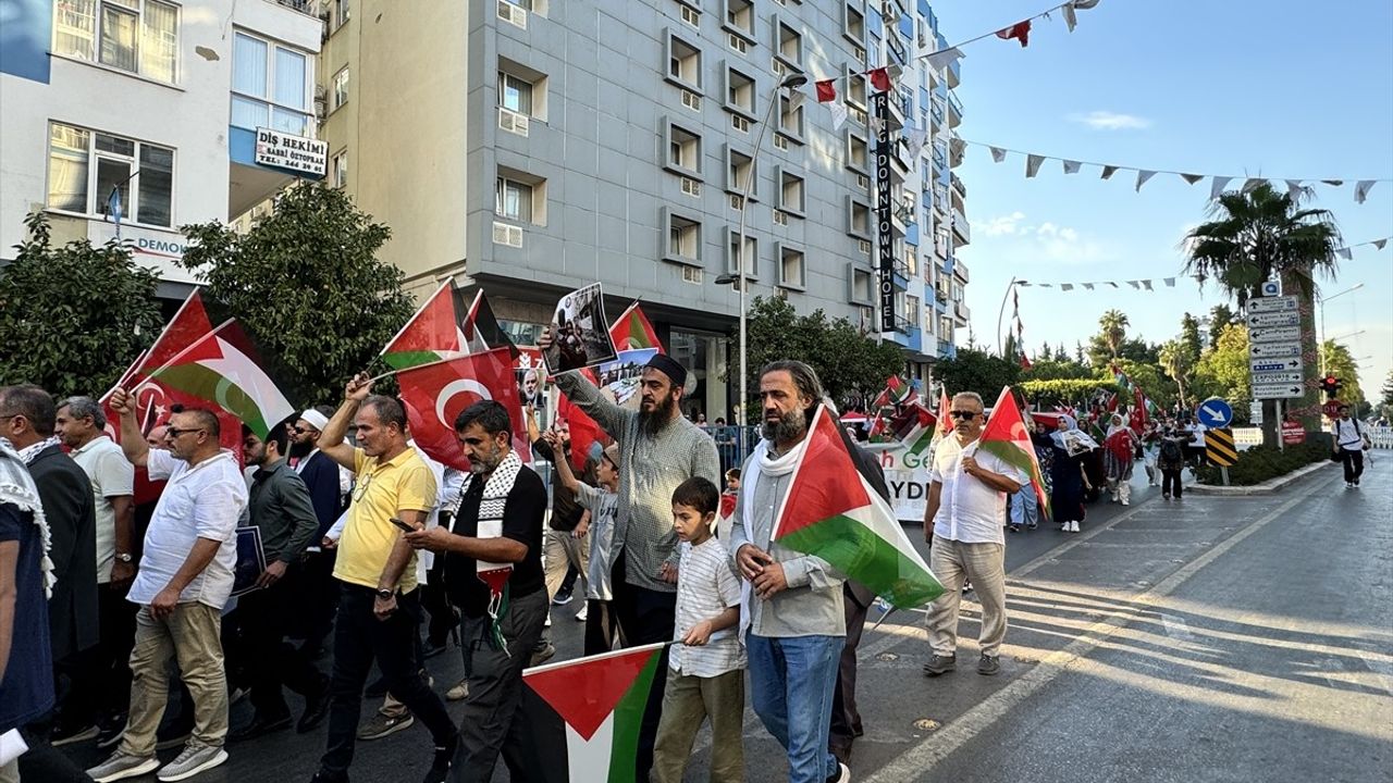 Antalya, Isparta ve Burdur'da Filistin'e Destek Yürüyüşleri Gerçekleştirildi