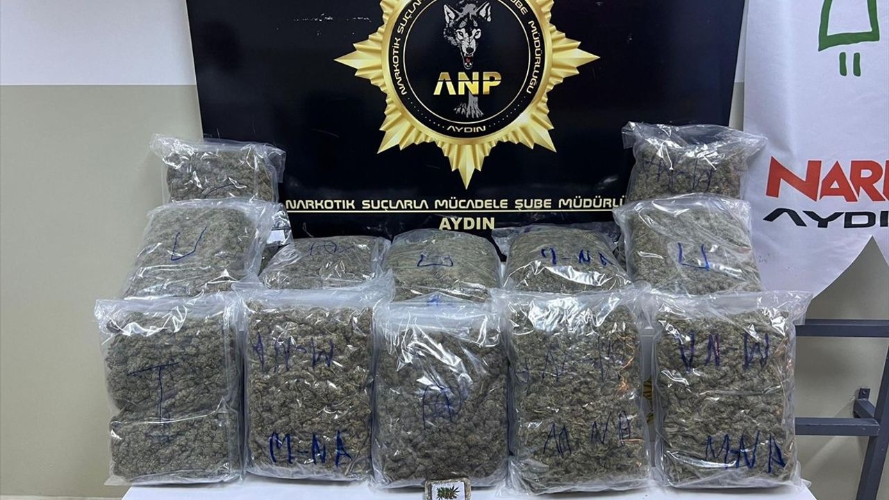 Aydın'da Uyuşturucu Operasyonu: 14 Kilogram Skunk Ele Geçirildi