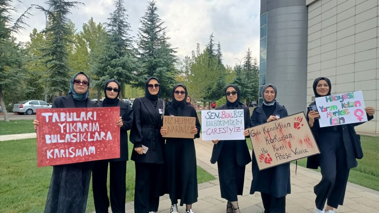 Bingöl'de Kadına Yönelik Şiddete Karşı Protesto