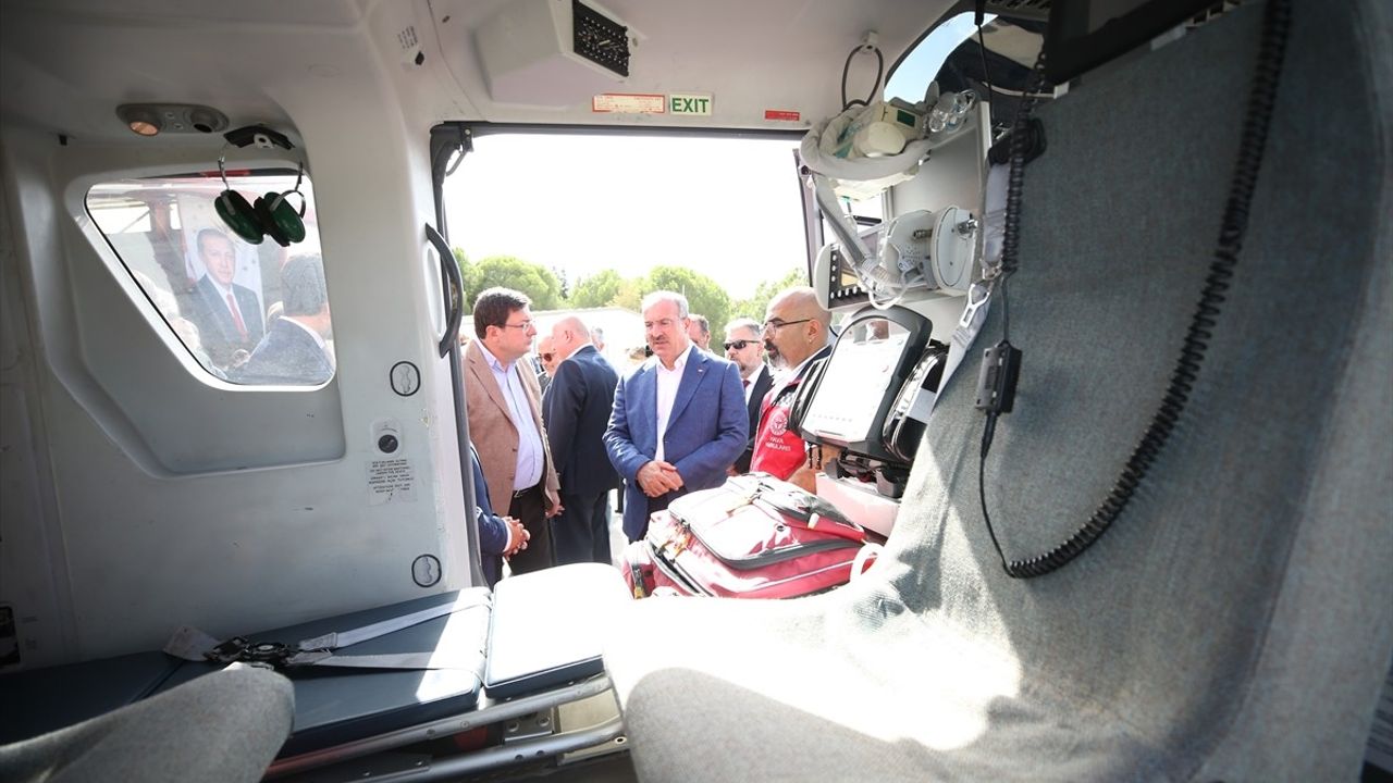 Çanakkale'de Helikopter Ambulans Hizmeti Başladı