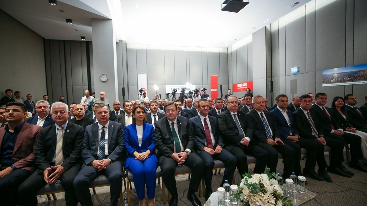 CHP Genel Başkanı Özgür Özel'den Çanakkale'de Önemli Açıklamalar