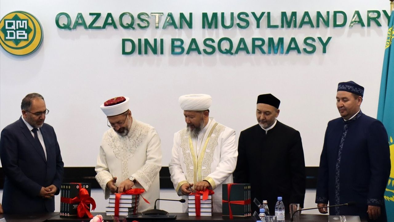 Diyanet İşleri Başkanı Ali Erbaş'ın Kazakistan Ziyareti