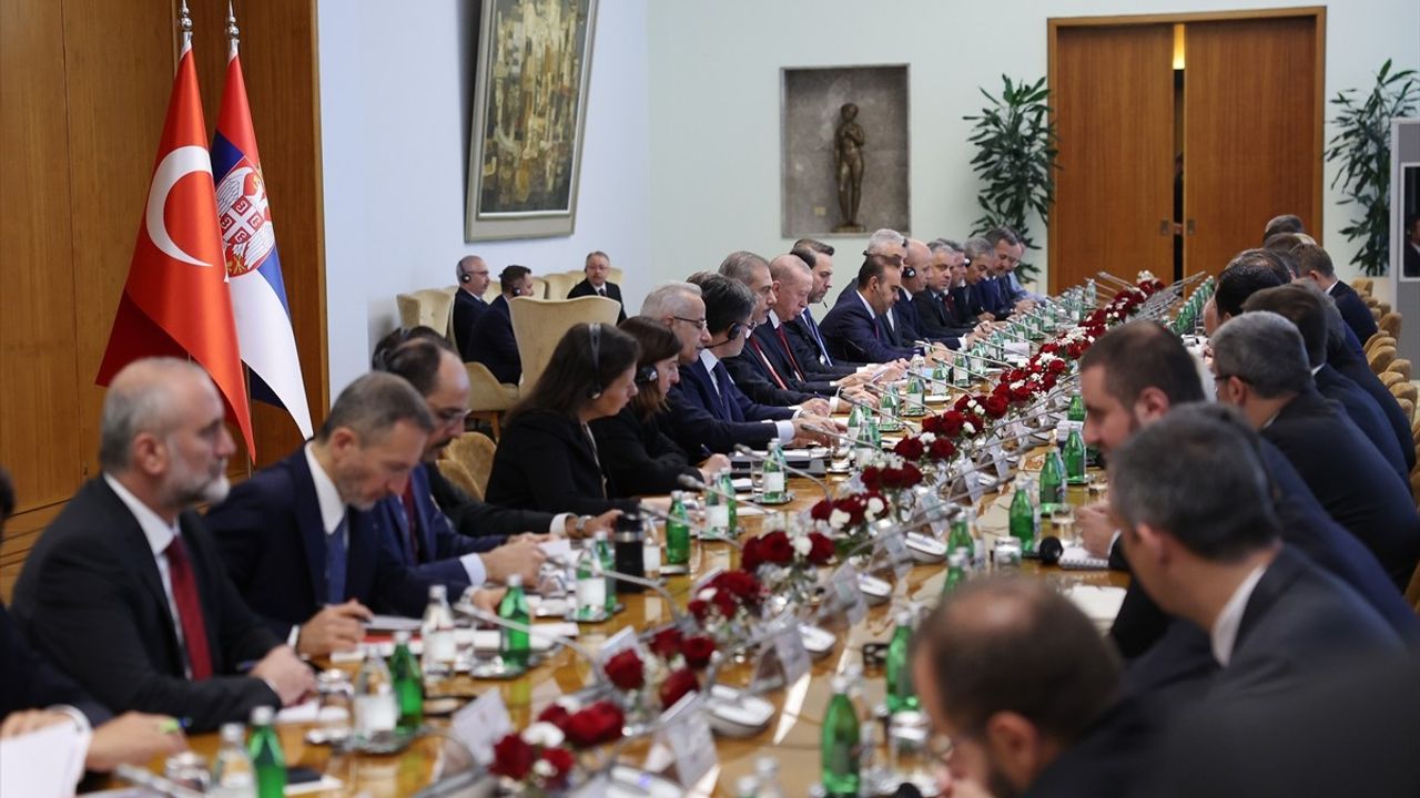 Erdoğan ve Vucic'ten Türkiye-Sırbistan İşbirliği Toplantısı