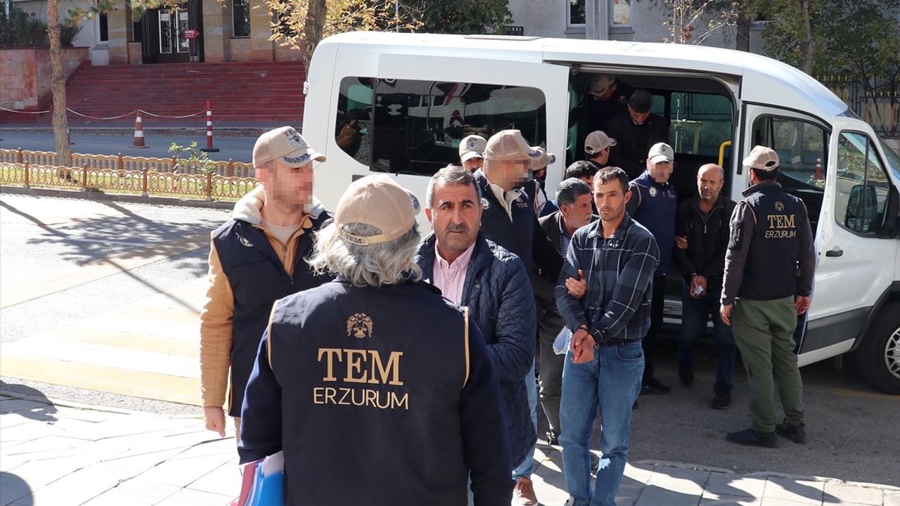 Erzurum'da 6-8 Ekim Olaylarına Yönelik Operasyon: 25 Şüpheli Yakalandı