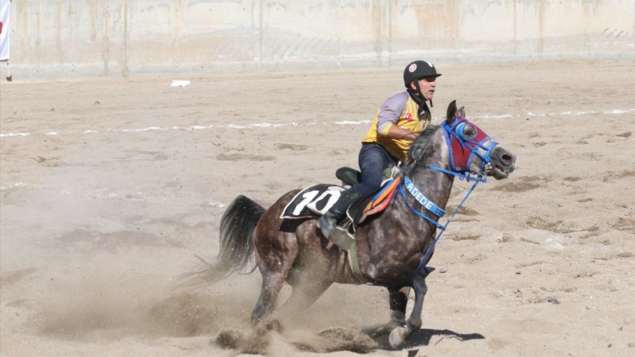 Erzurum'un Ak Saçlı Dedesinden Ciritte Şampiyonluk Mücadelesi