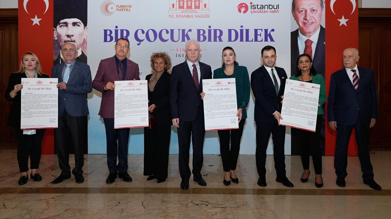 İstanbul'da 'Bir Çocuk Bir Dilek' Projesi: Yetim Çocukların Dilekleri Gerçek Olacak