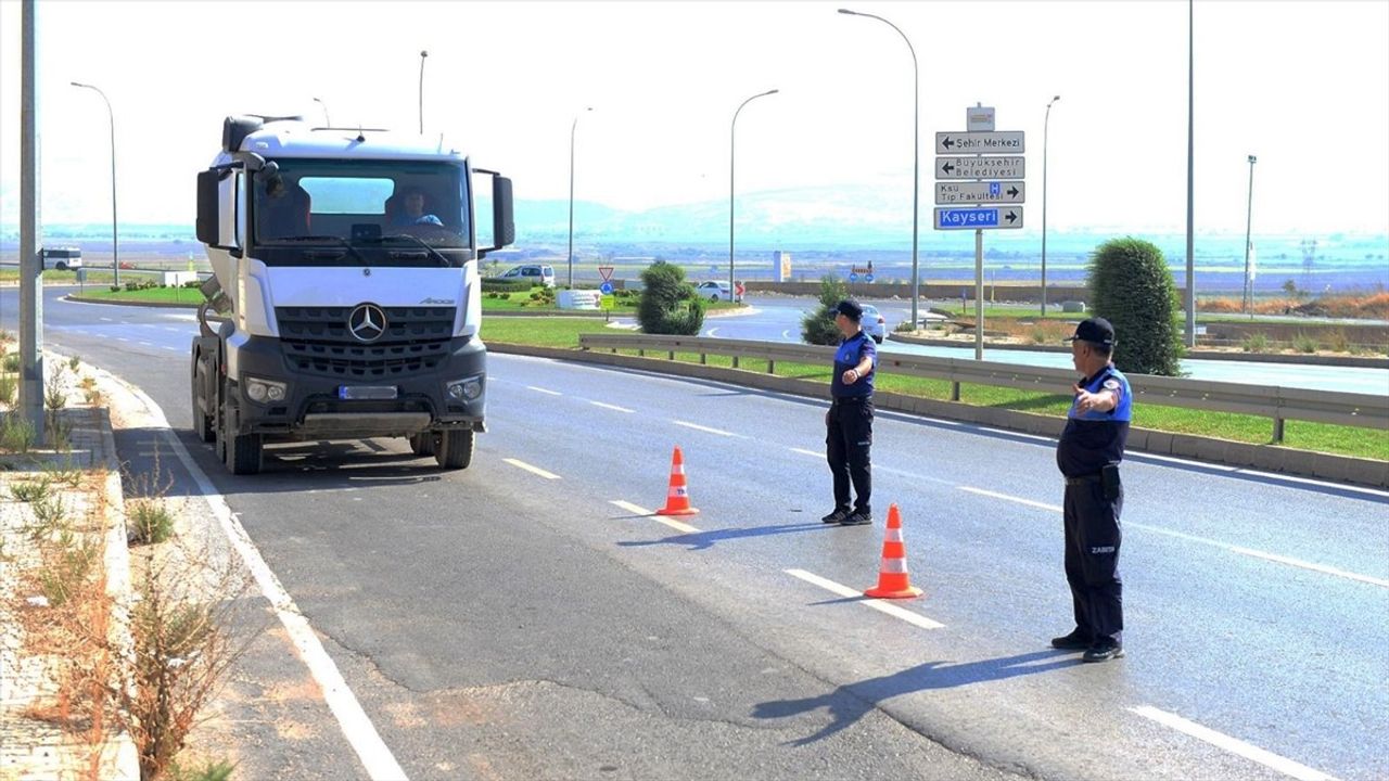 Kahramanmaraş'ta Beton Mikserine Büyük Ceza