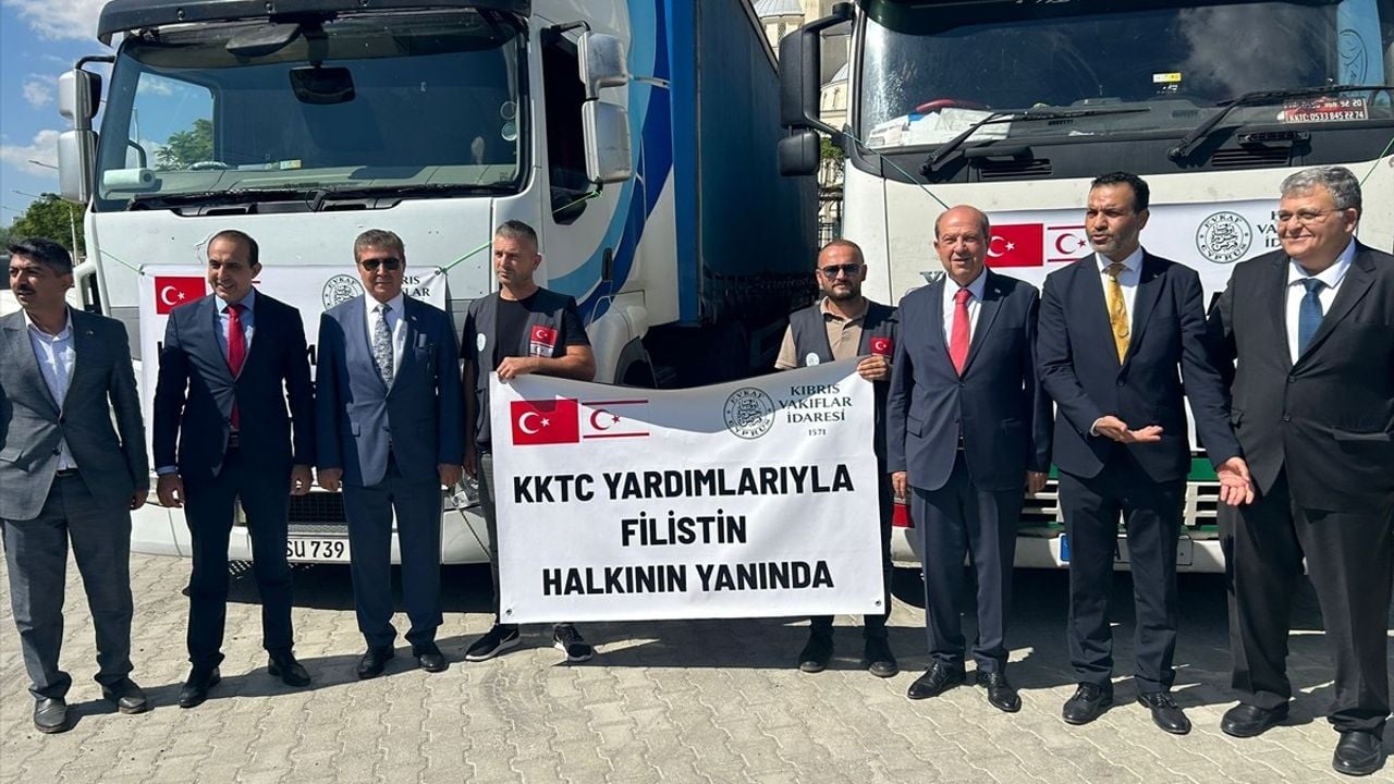 KKTC'den Gazze'ye İnsani Yardım Gönderildi