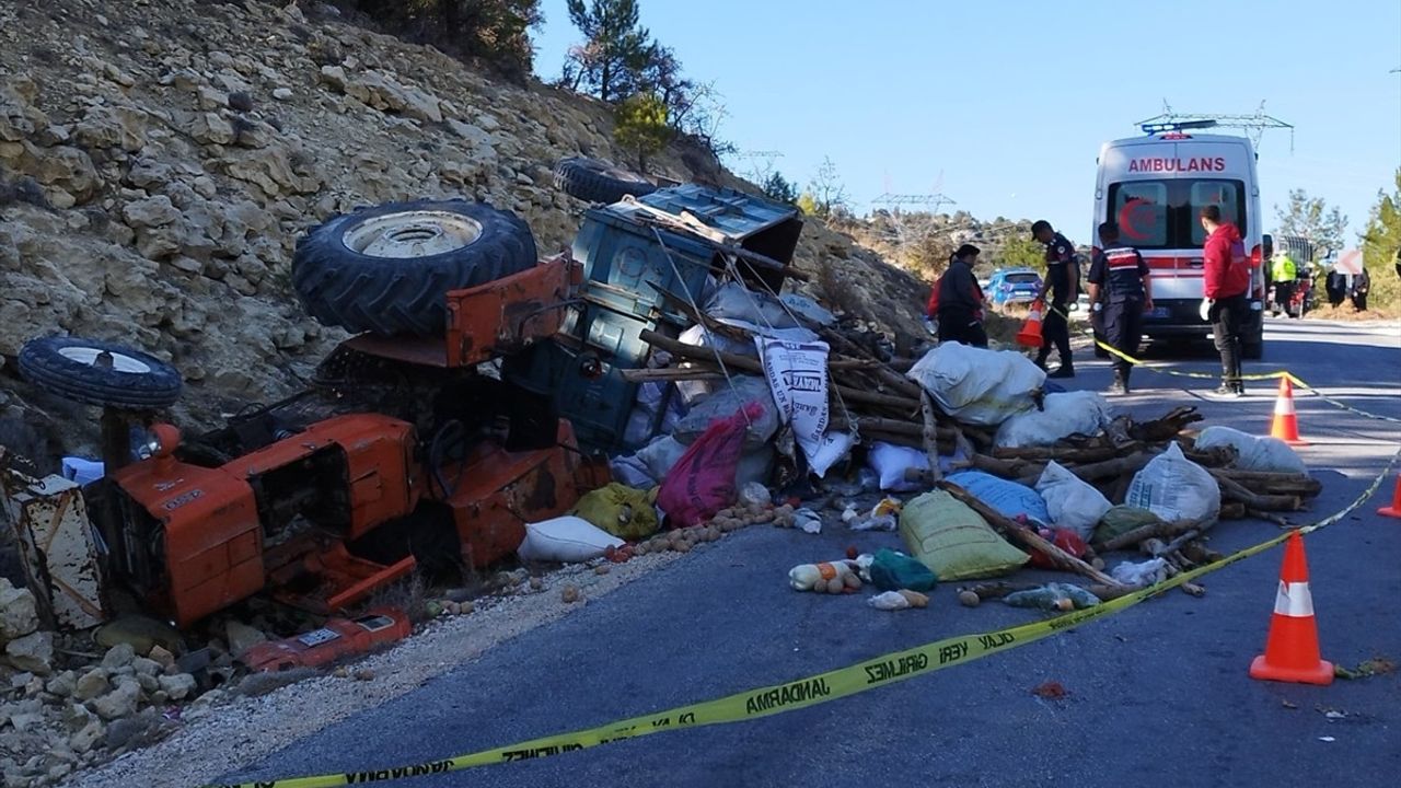 Mersin'de Traktör Kazası: 1 Ölü, 1 Yaralı