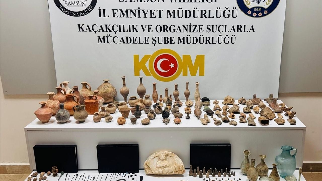 Samsun'da Tarihi Eser Kaçakçılığı Operasyonu