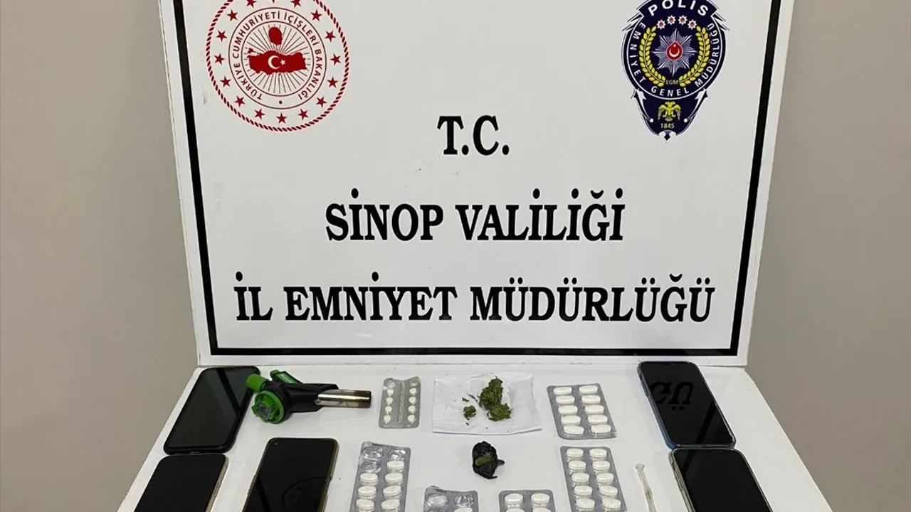 Sinop'ta Uyuşturucu Operasyonu: 5 Şüpheli Yakalandı