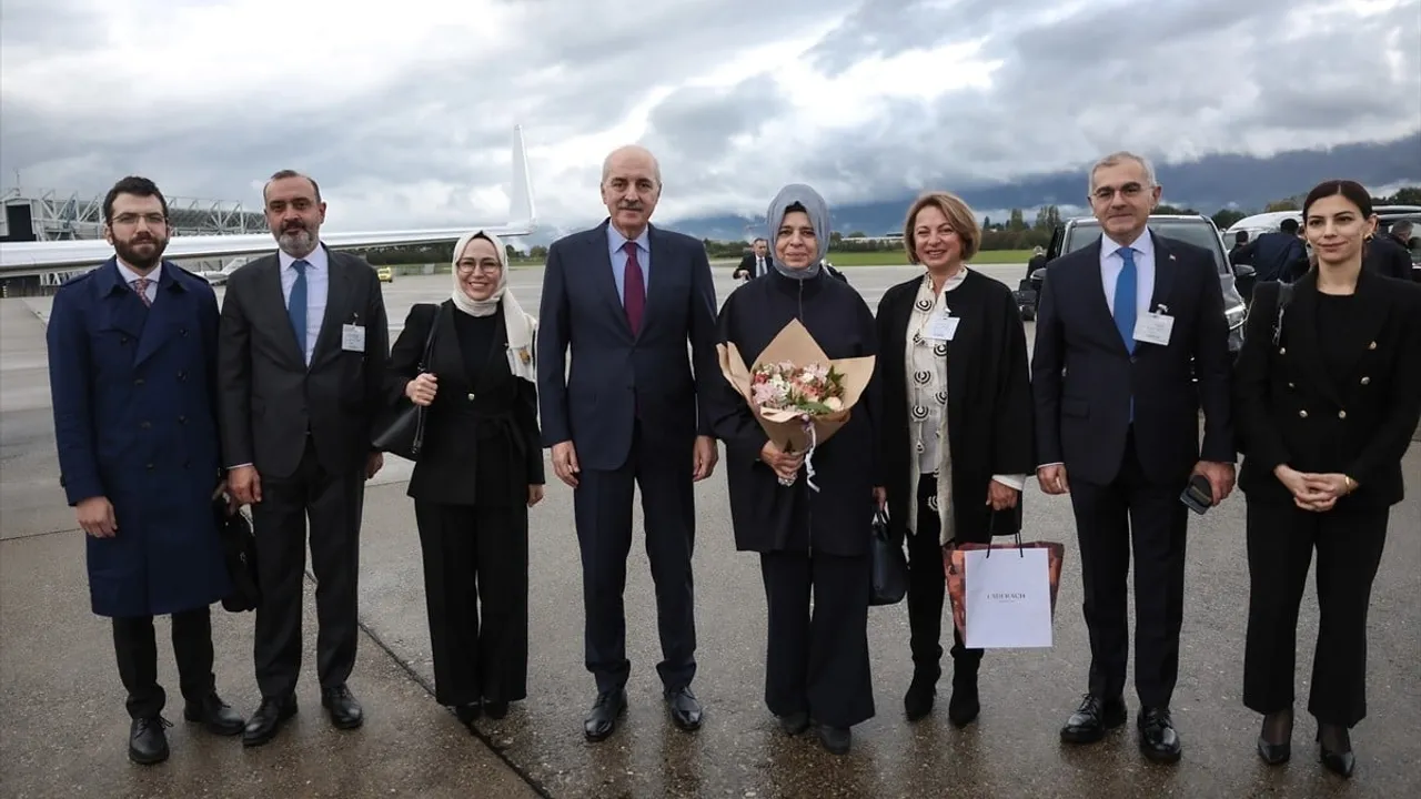 TBMM Başkanı Numan Kurtulmuş İsviçre'de PAB 149. Genel Kurulu'na Katılıyor