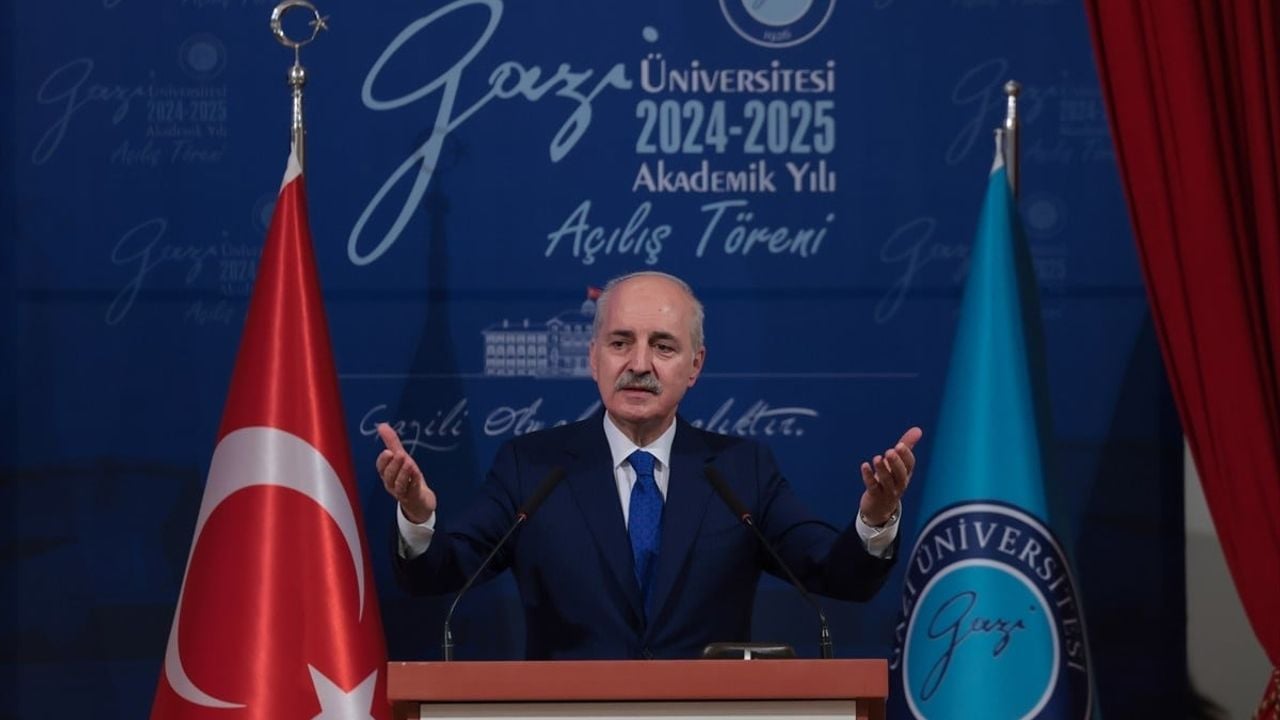 TBMM Başkanı Numan Kurtulmuş'tan Gazi Üniversitesi'nde Yeni Anayasa Vurgusu