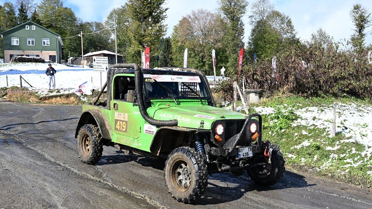 Trabzon'da Off-Road Şampiyonası Heyecanı