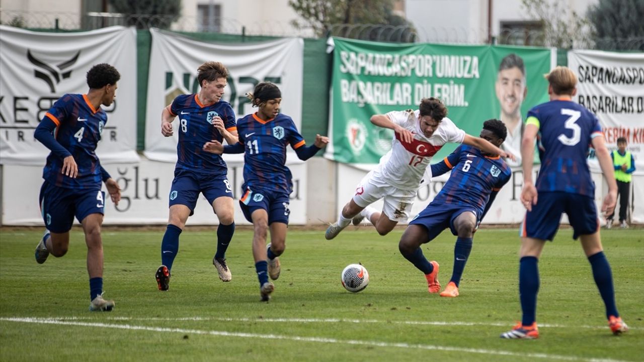 18 Yaş Altı Milli Futbol Takımı, Hollanda ile 1-1 Berabere Kaldı