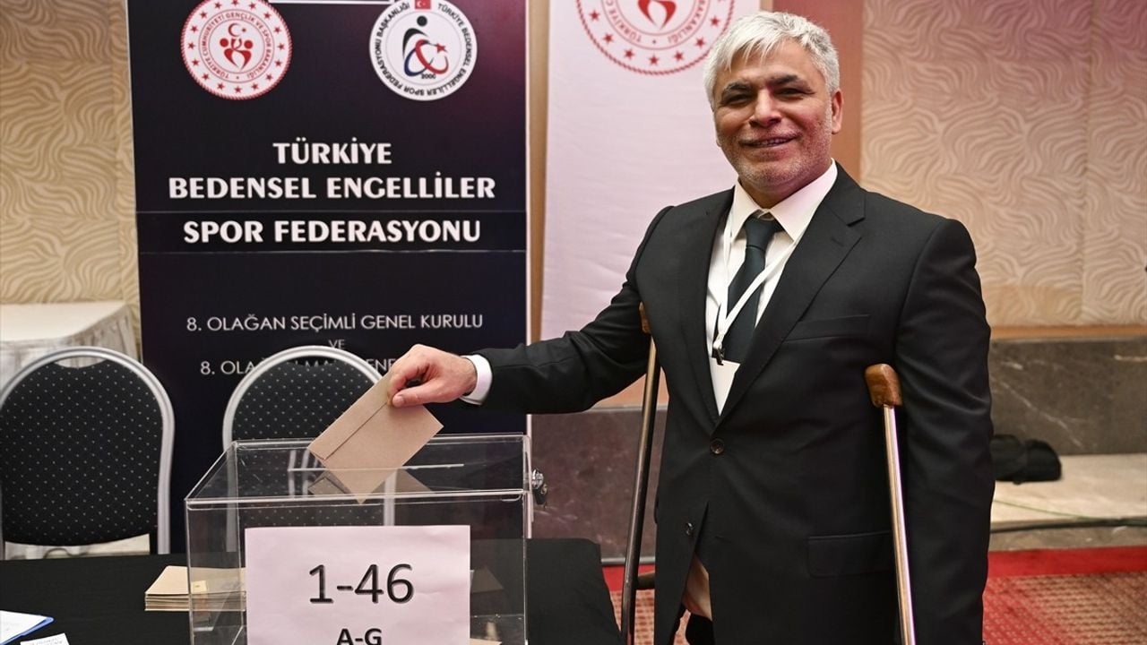 Alpaslan Erkoç, Türkiye Bedensel Engelliler Spor Federasyonu Başkanlığına Yeniden Seçildi