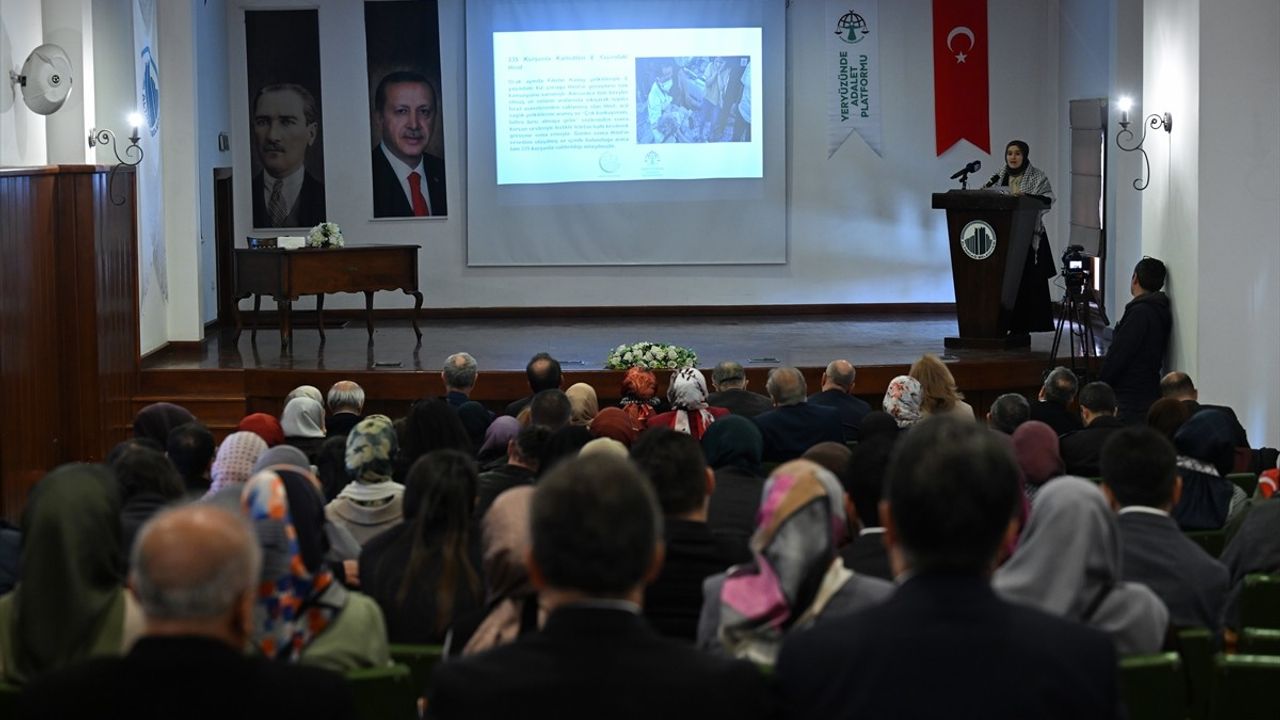 Ankara'da Filistinli Çocuklara Yönelik Hak İhlalleri ve Soykırım Raporu Açıklandı