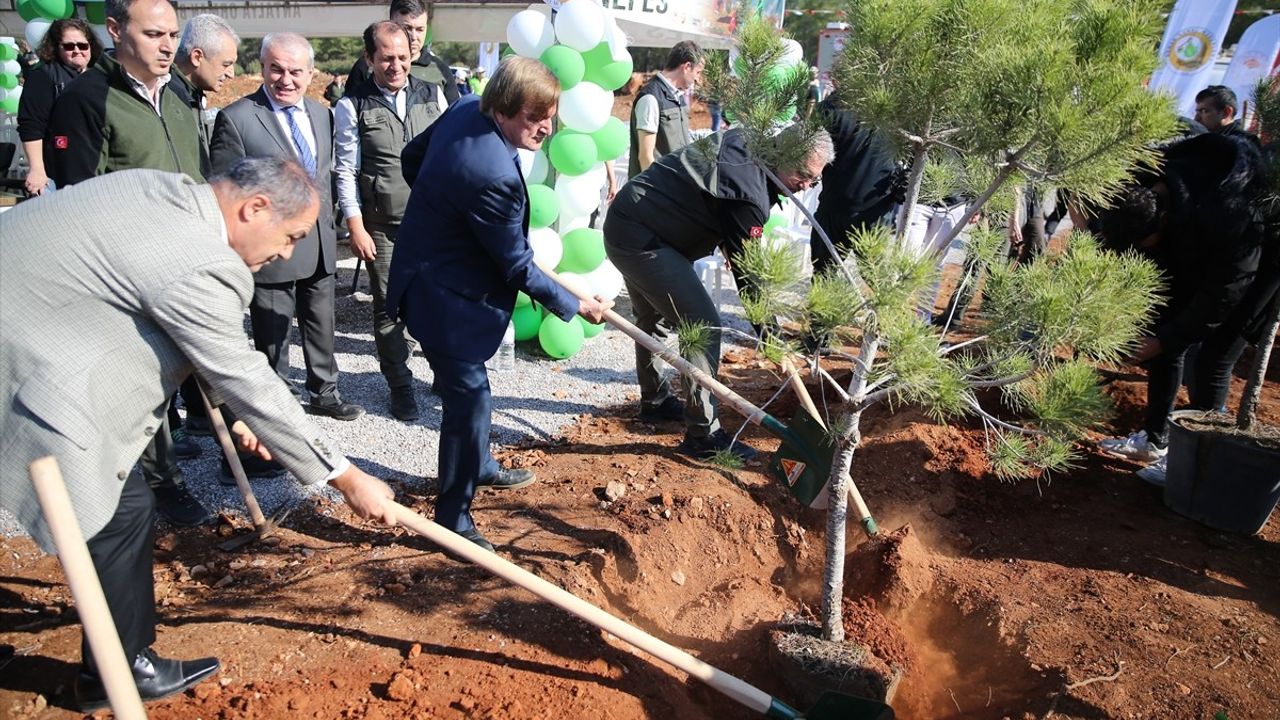 Antalya'da Milli Ağaçlandırma Günü Coşkuyla Kutlandı