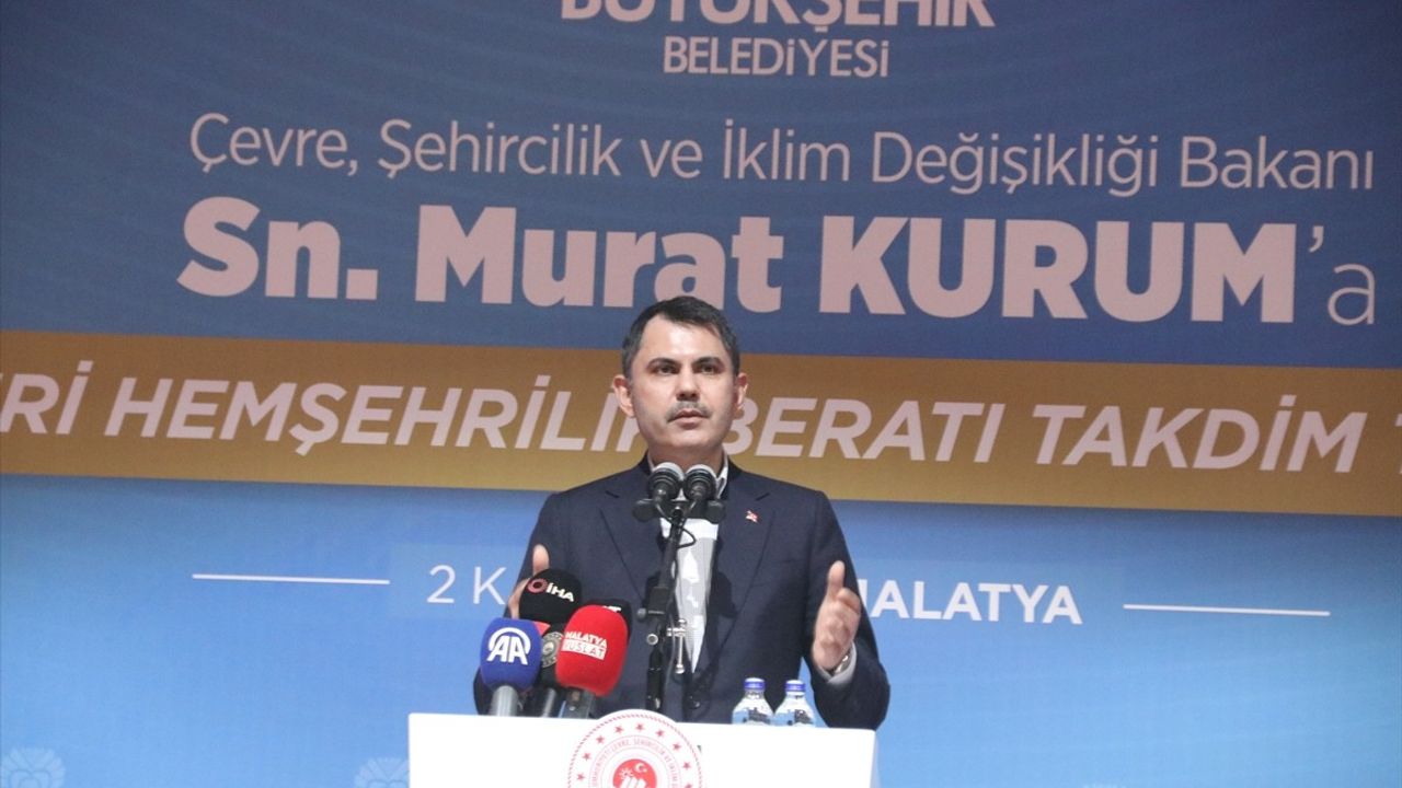 Bakan Kurum'dan Malatya'ya Övgüler