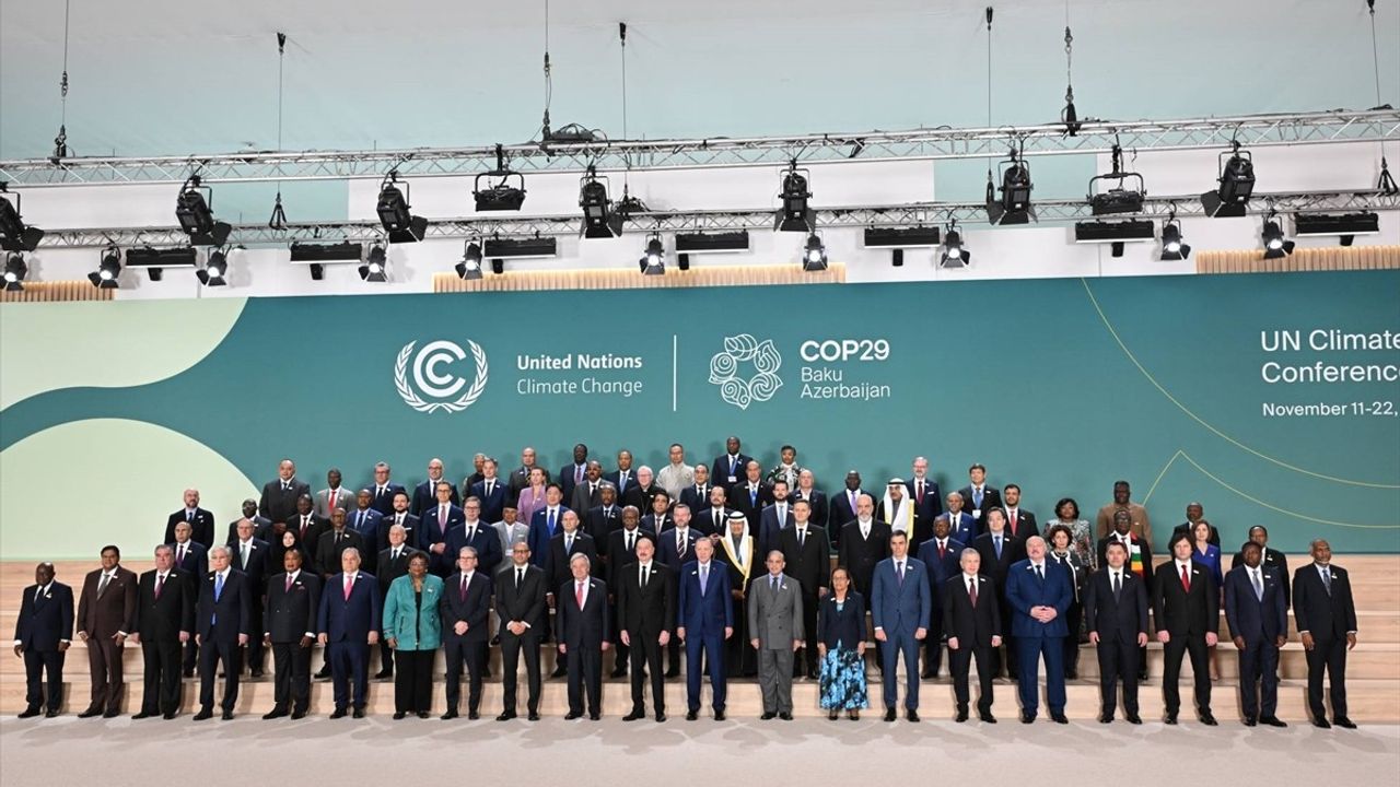 Cumhurbaşkanı Erdoğan COP29 Dünya İklim Zirvesi'nde