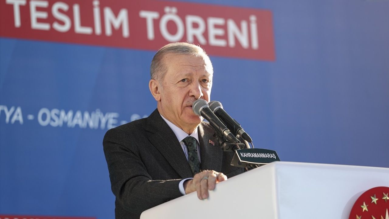 Cumhurbaşkanı Erdoğan, Kahramanmaraş'ta 155. Bin Yürütücü Yuvanın Anahtarını Teslim Etti