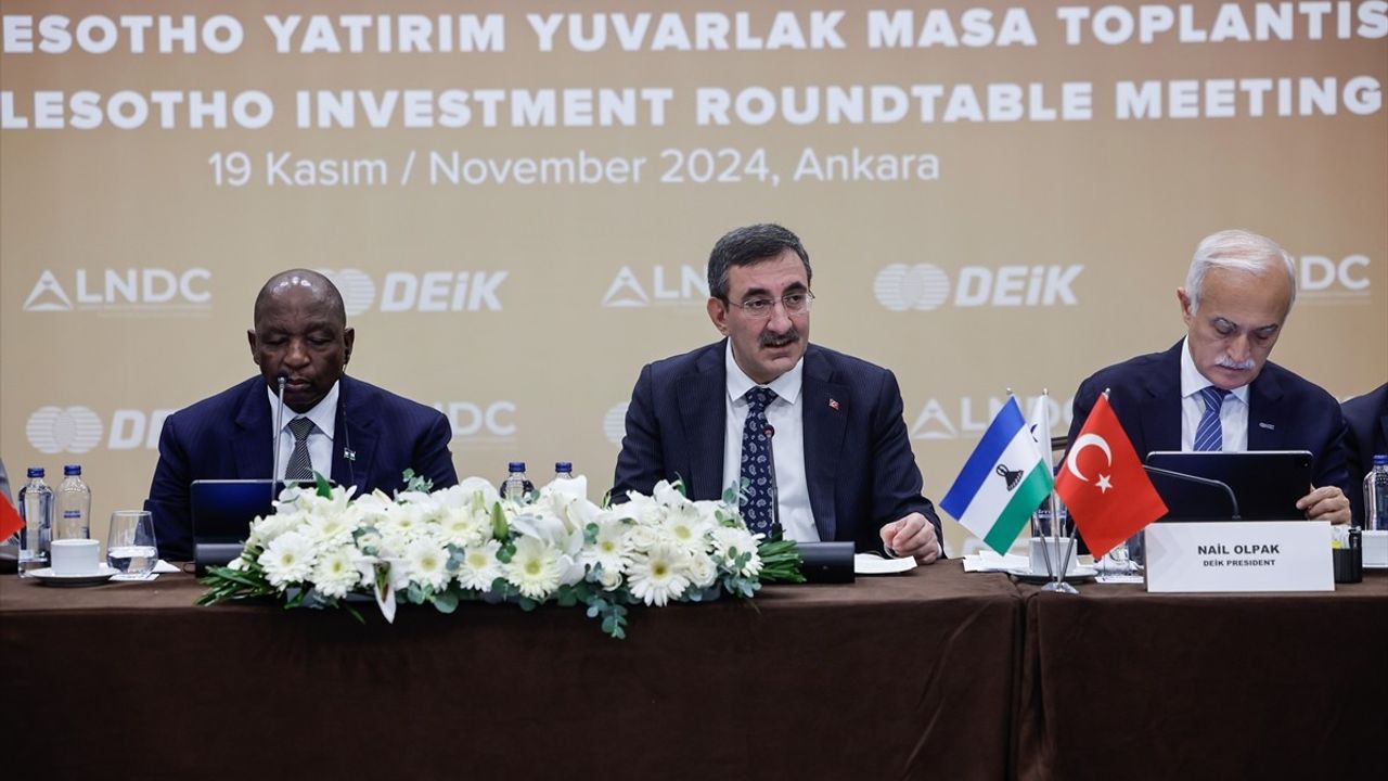 Cumhurbaşkanı Yardımcısı Yılmaz'dan Türkiye-Lesotho Ticaret Hedefi: 50 Milyon Dolar