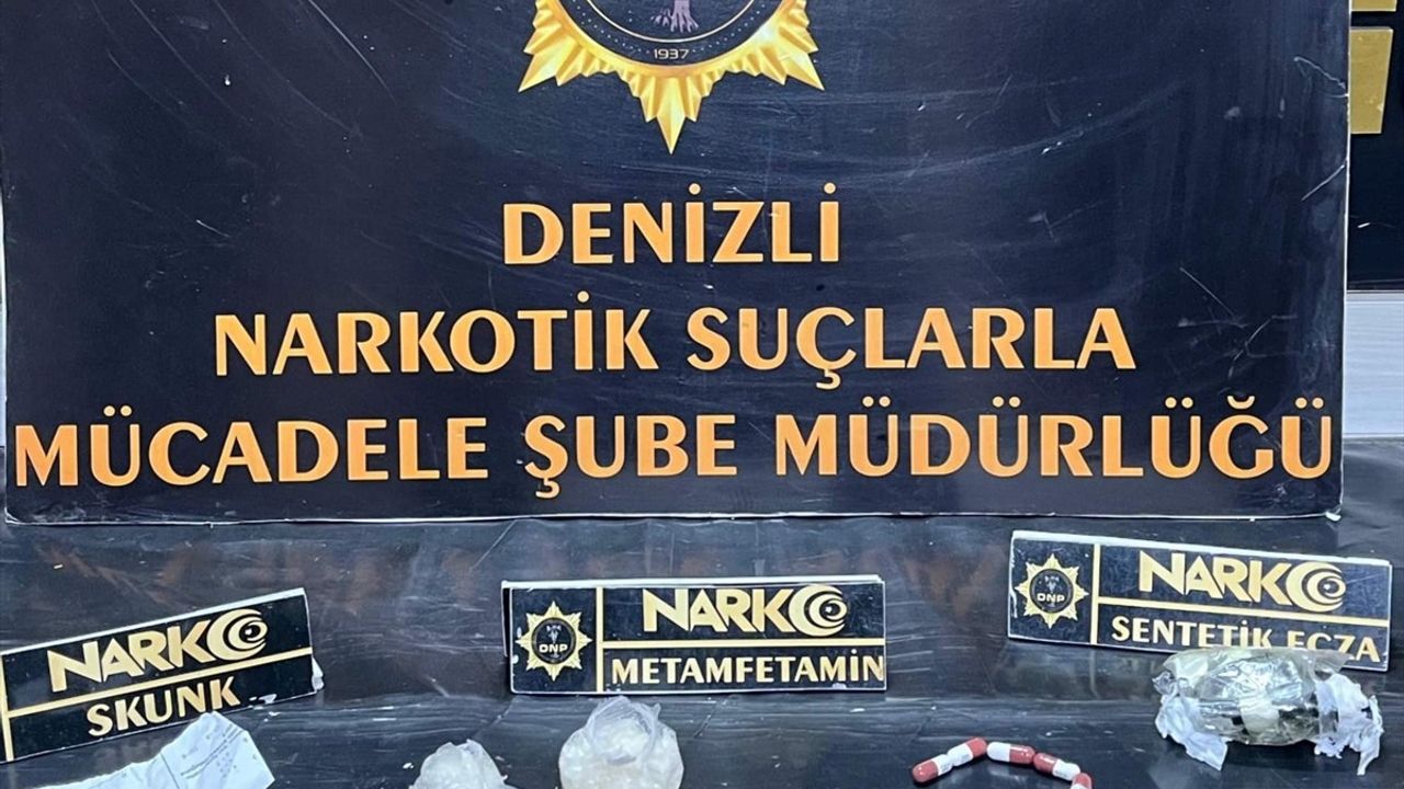 Denizli'de Uyuşturucu Operasyonunda 3 Kişi Tutuklandı