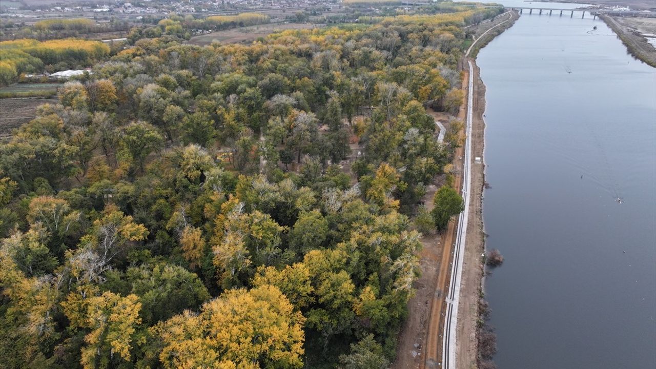 Edirne Söğütlük Millet Bahçesi Çalışmaları Tamamlanmak Üzere