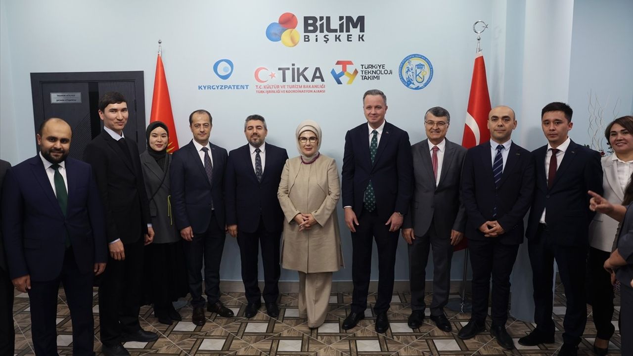 Emine Erdoğan, Bilim Bişkek İnovasyon Merkezi'ni Açtı