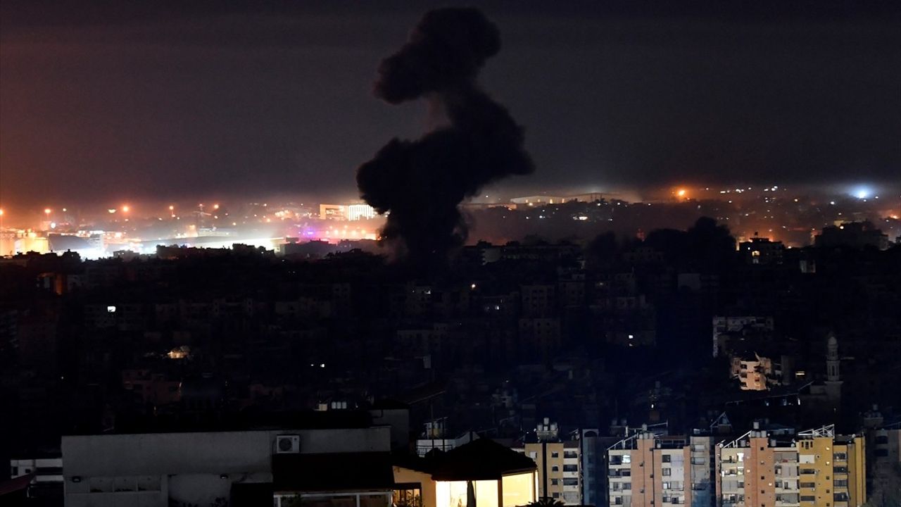 İsrail, Beyrut'un Güneyine Hava Saldırılarına Devam Ediyor