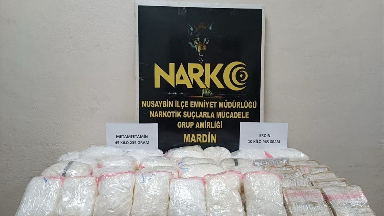 Mardin'de Uyuşturucu Operasyonu: 56 Kilo 200 Gram Ele Geçirildi