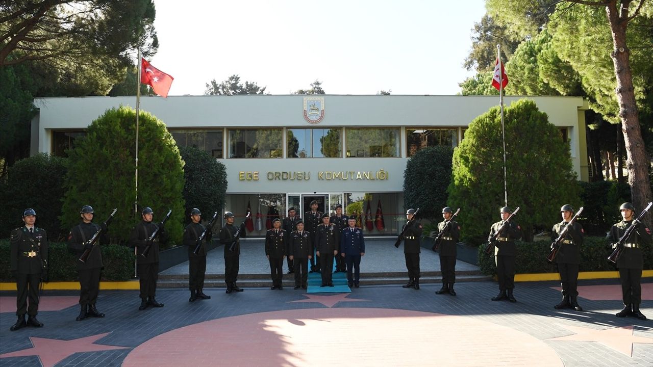 Orgeneral Metin Gürak'tan Ege Ordusu ve 1. Ordu'ya İnceleme Ziyareti