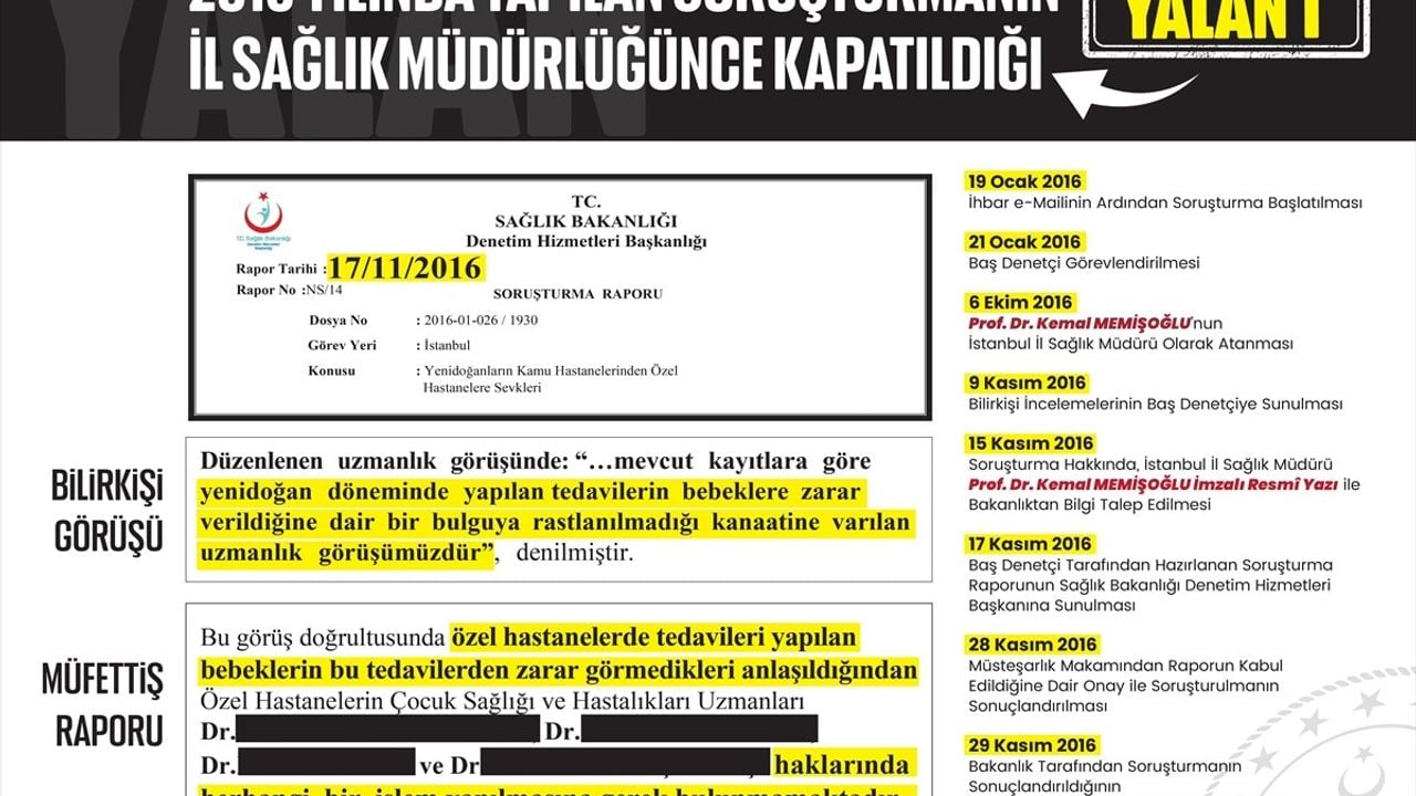 Sağlık Bakanı Memişoğlu, Yenidoğan Çetesi Operasyonunun Detaylarını Açıkladı