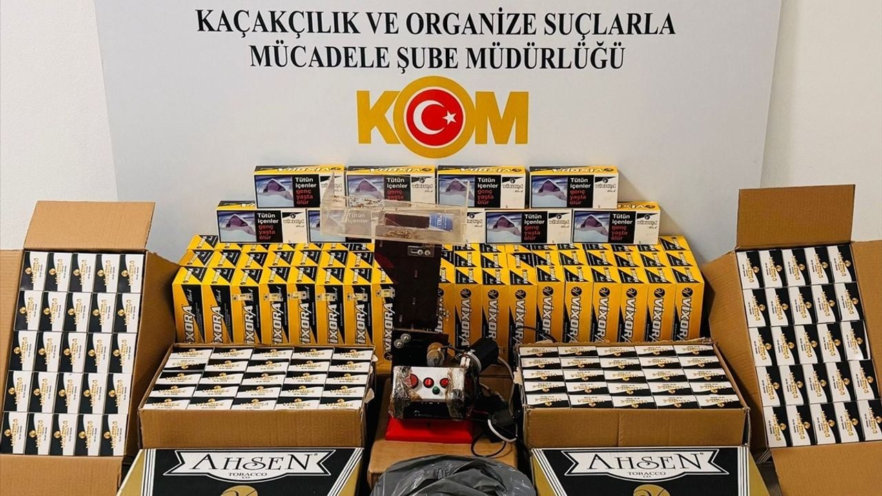 Samsun'da Kaçak Makaron Operasyonu: 75 Bin Ele Geçirildi