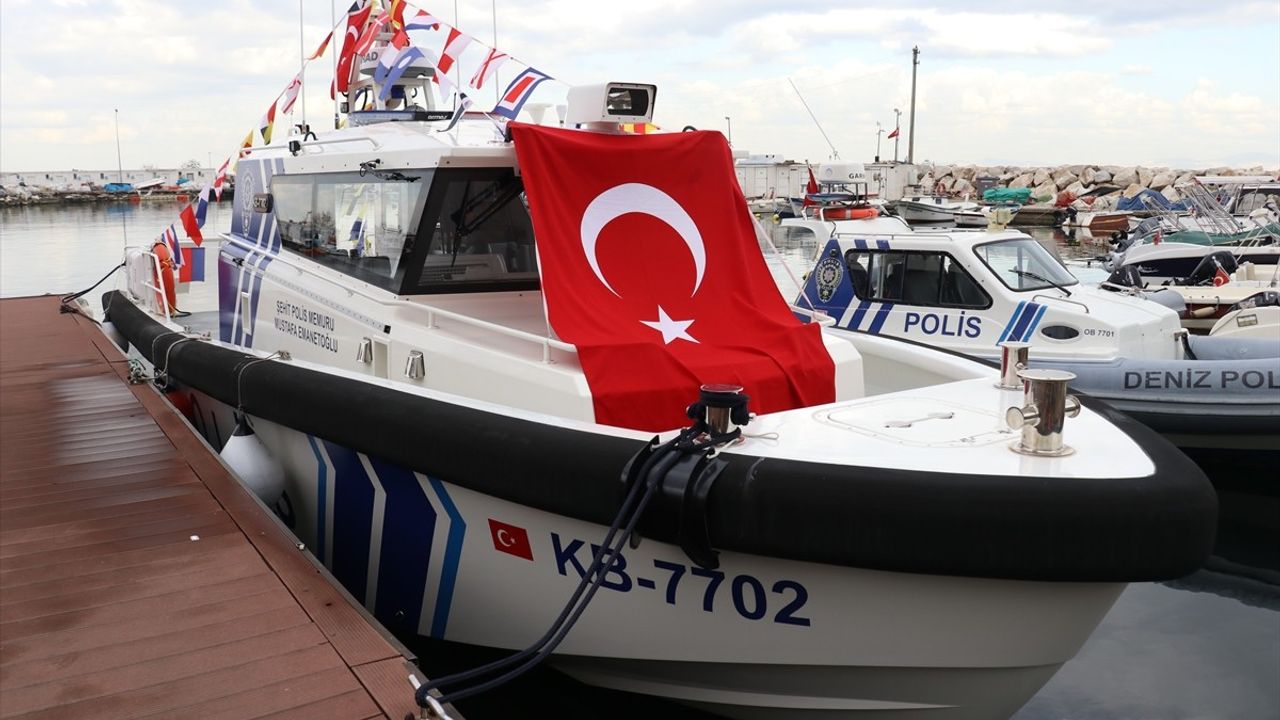 Şehit Polis Memurunun Adı Yeni Deniz Polisine Ait Tekneye Verildi