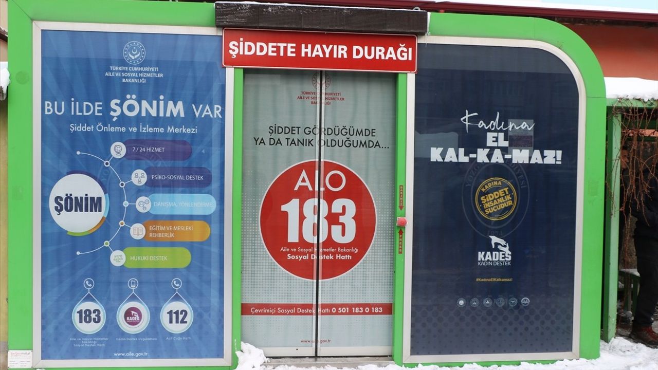 Yozgat'ta 'Şiddete Hayır Durağı' Hizmete Girdi