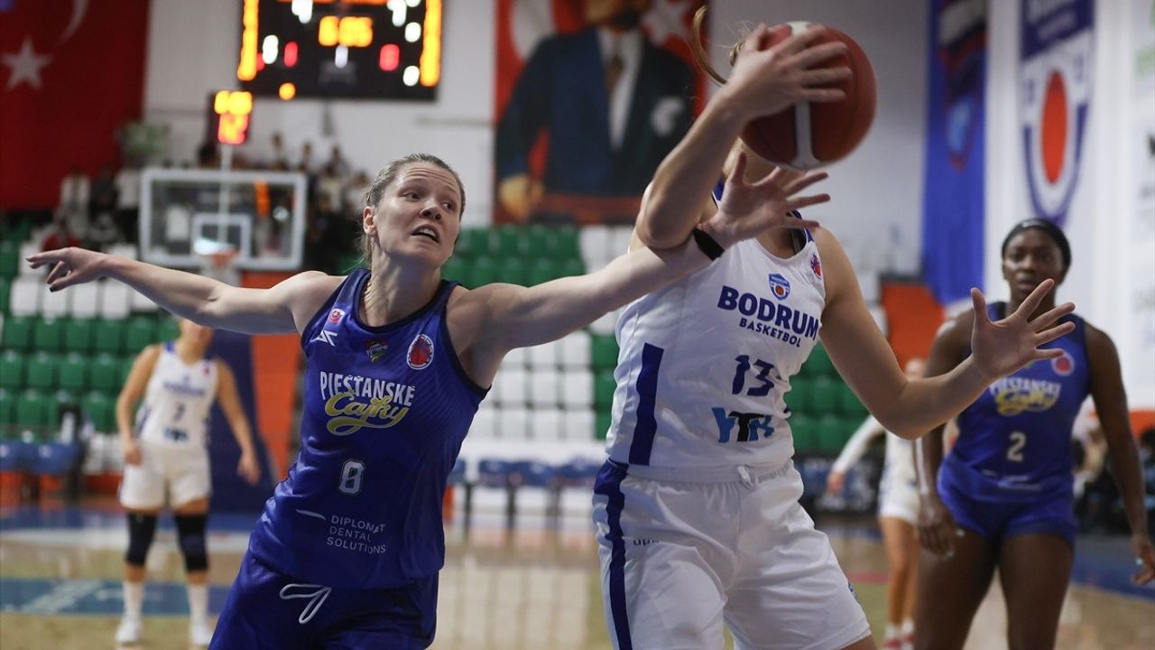 YTR Gayrimenkul Bodrum Basketbol, Piestanske Cajky'yi Geçti!