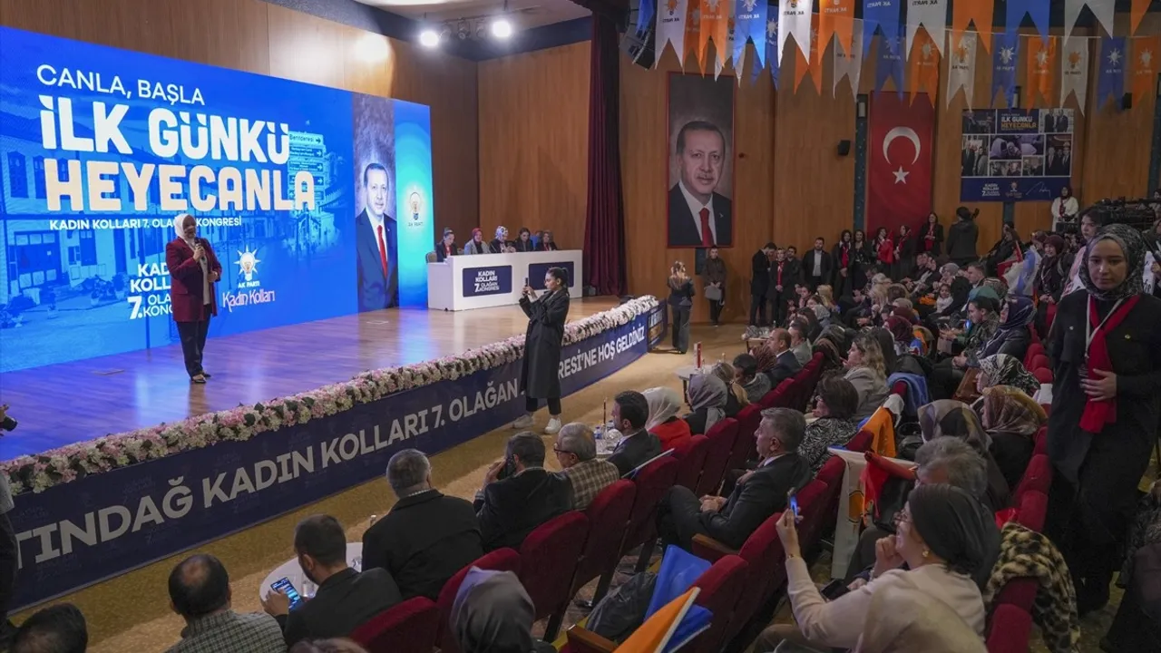 AK Parti Kadın Kolları'nın 7. Olağan Kongresi Gerçekleşti