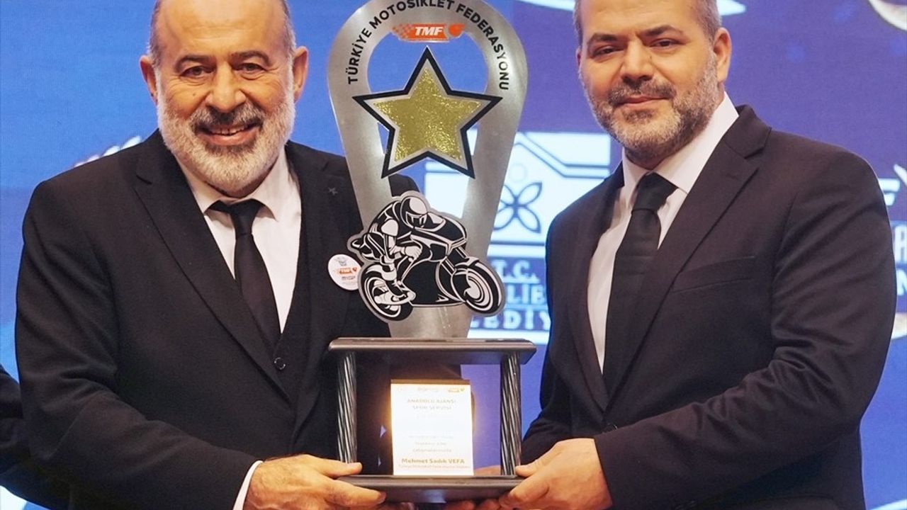 Anadolu Ajansı'na Türkiye Motosiklet Federasyonu'ndan Ödül