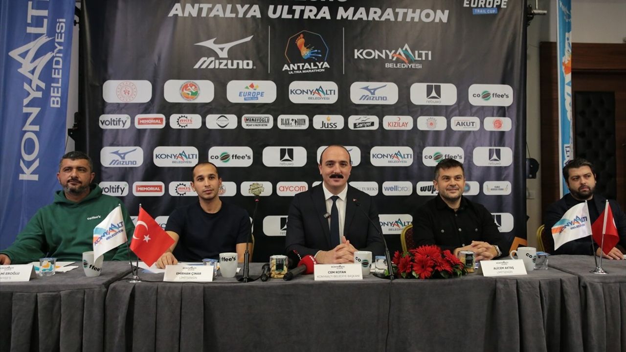 Antalya Ultra Maratonu'na 1500 Sporcu ve 44 Ülkeden Katılım Bekleniyor