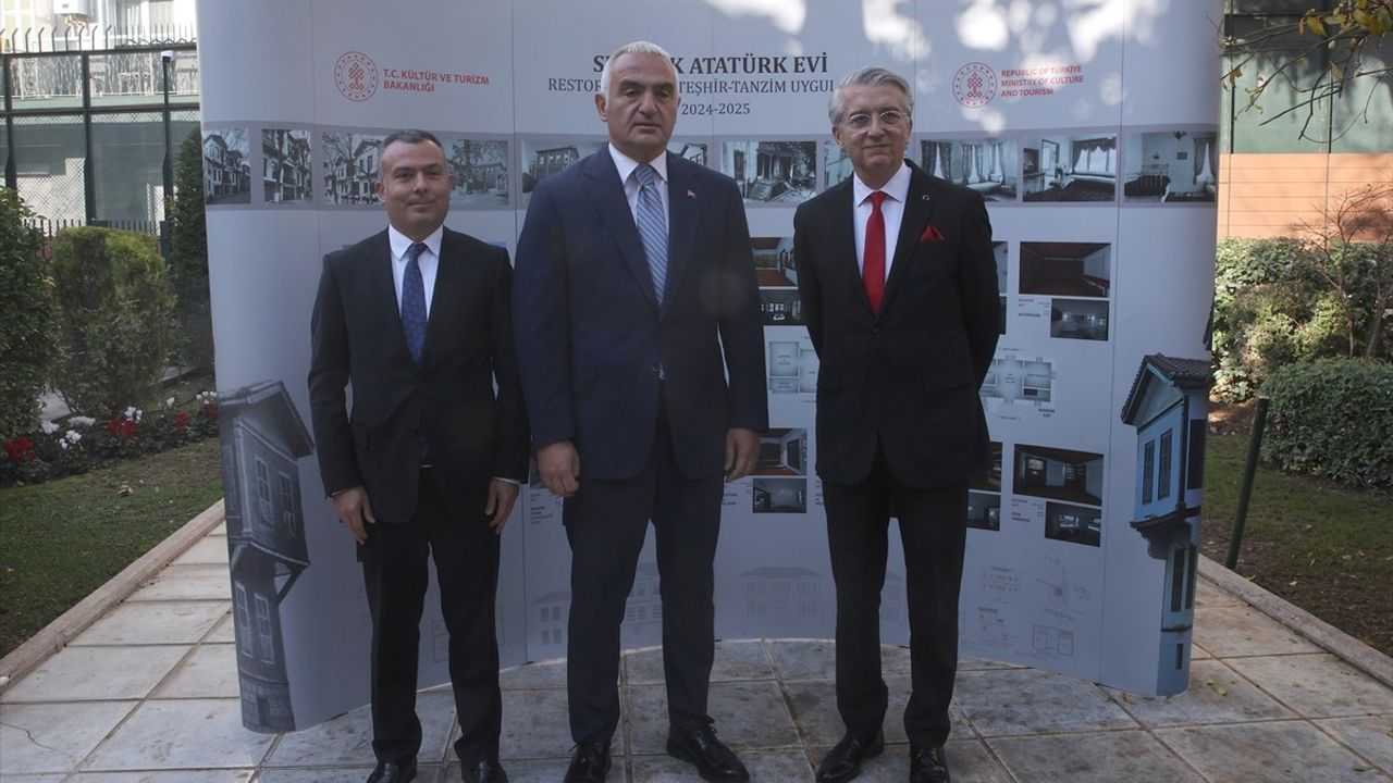 Bakan Ersoy, Selanik'teki Atatürk Evi Restorasyonunu İnceledi