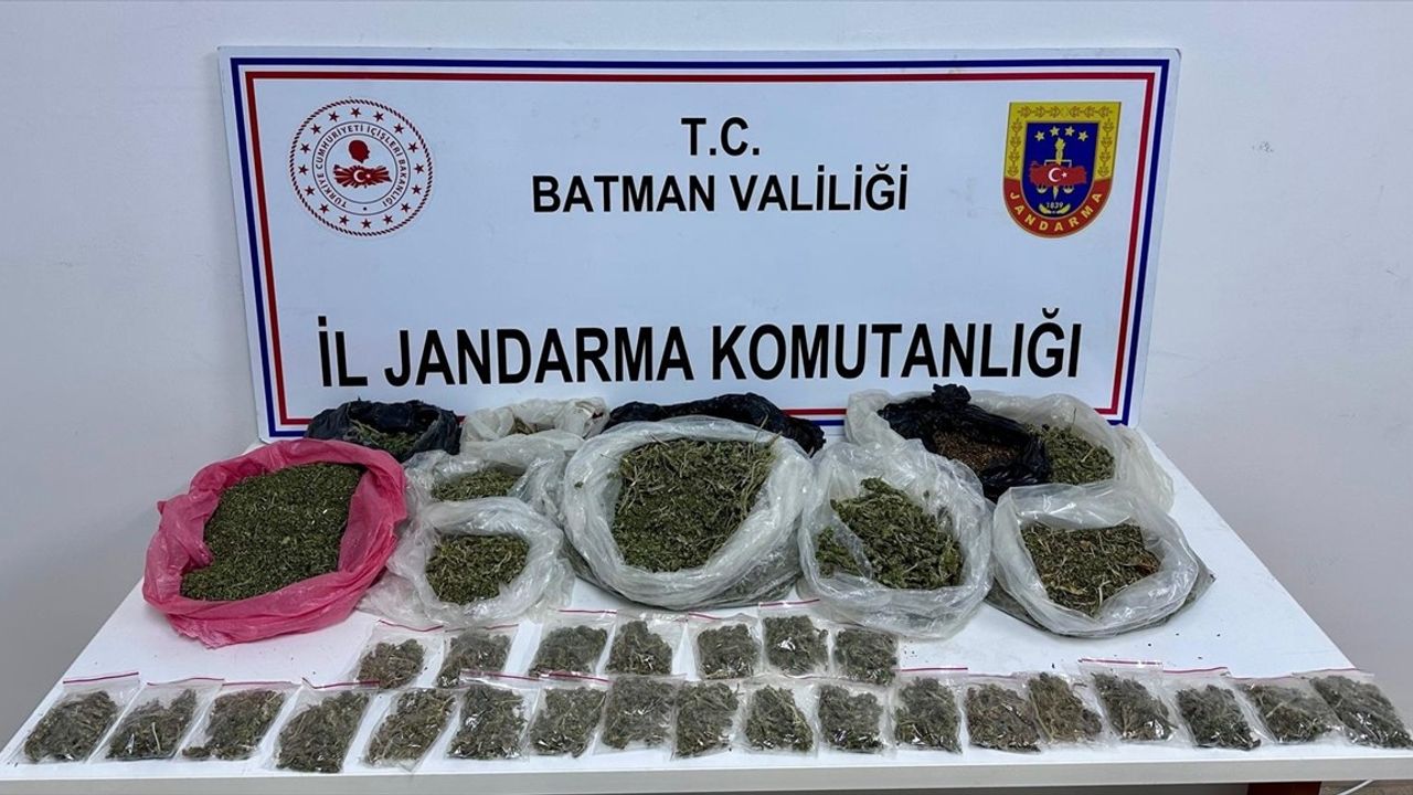 Batman'da Uyuşturucu Operasyonu: 6 Kilo Esrar Ele Geçirildi