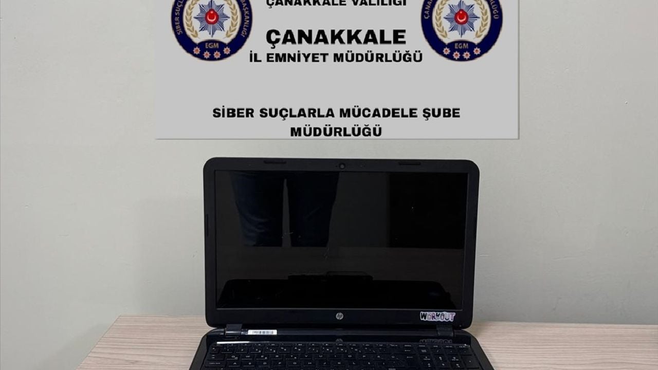 Çanakkale'de 19 Suç Kaydı Bulunan Hükümlü Sosyal Medya Dolandırıcılığı Yaparken Yakalandı