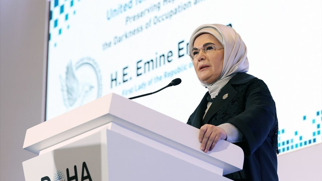 Emine Erdoğan'dan Doha Forum 2024'te Filistin Mesajı: 'Post-modern Holokost'