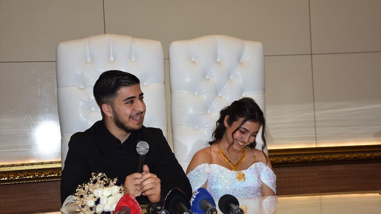 Gaziantep'te Yılın Son Nikah Töreni Kıyıldı