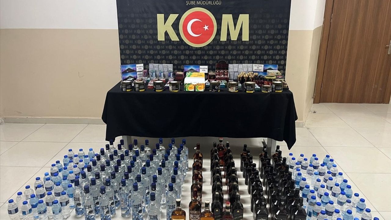 Hatay'da 1284 Litre Sahte İçki Ele Geçirildi