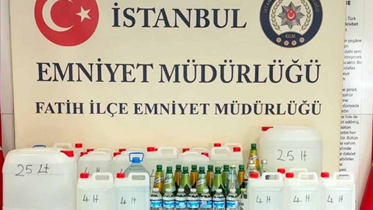 İstanbul'da Sahte İçki Denetimlerinde 1 Tutuklama, 1 Ölü