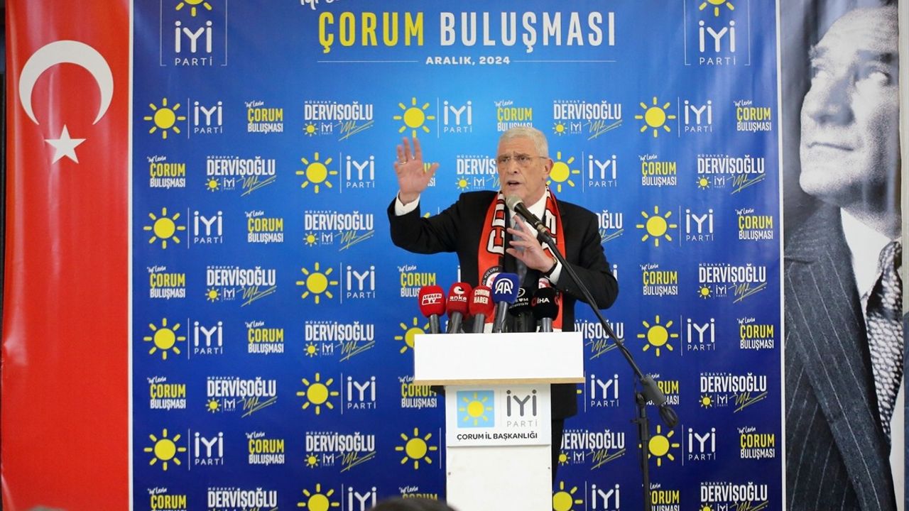 İYİ Parti Genel Başkanı Dervişoğlu'ndan Çorum'da Kritik Güvenlik Açıklamaları