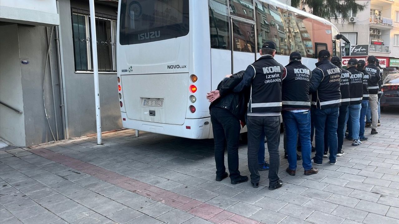 İzmir Suç Örgütü Operasyonunda 7 Tutuklama